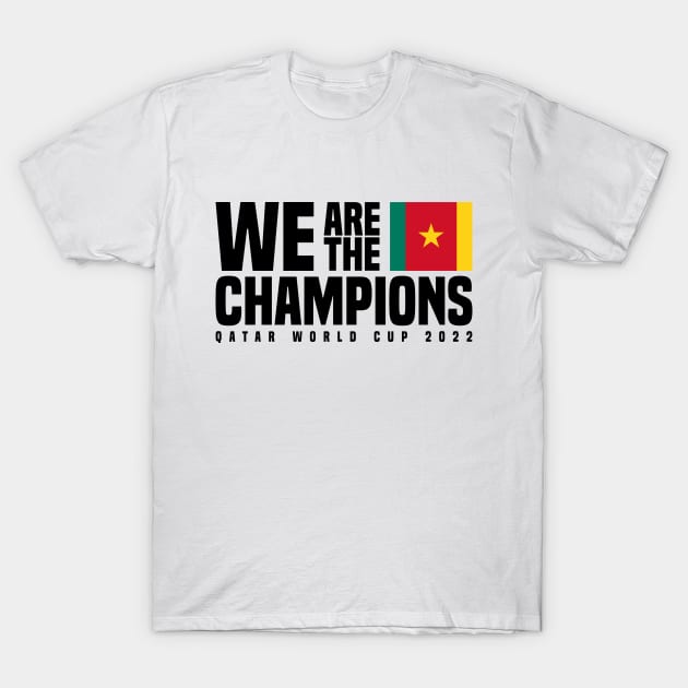 Qatar World Cup Champions 2022 - Cameroon T-Shirt by Den Vector